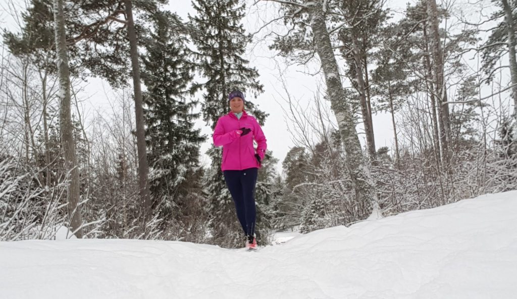 springa i snö