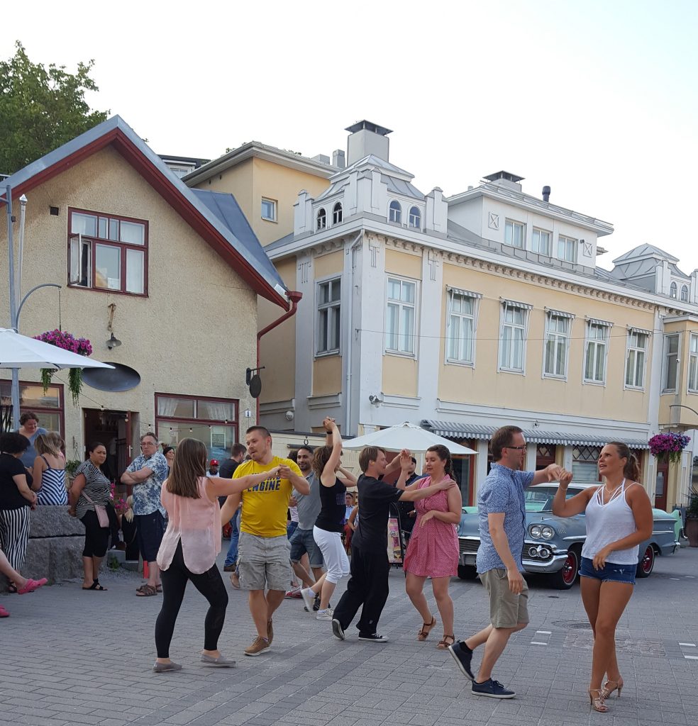 en utekväll på stan