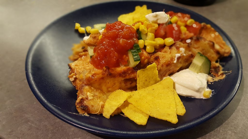 vegetariska enchiladas