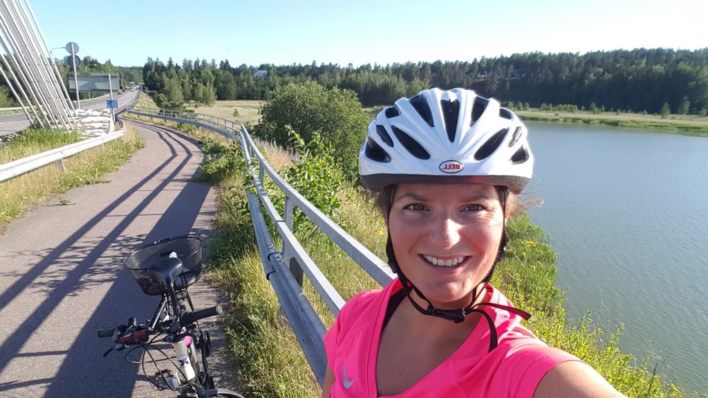 hälsa på cyklister