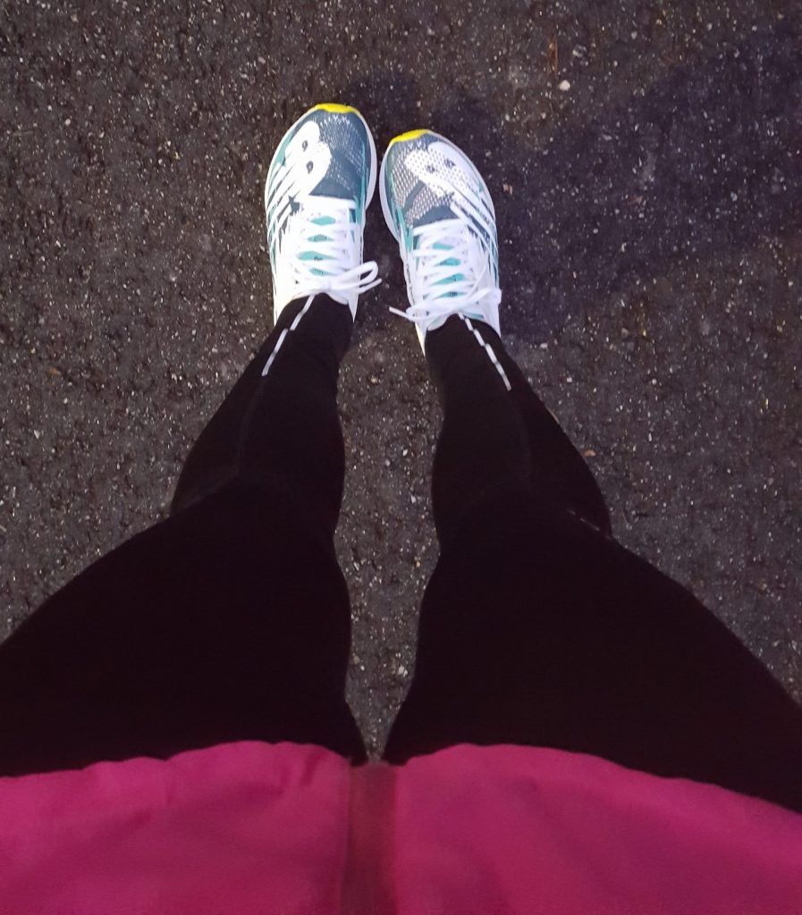 första passet i mina nya skor