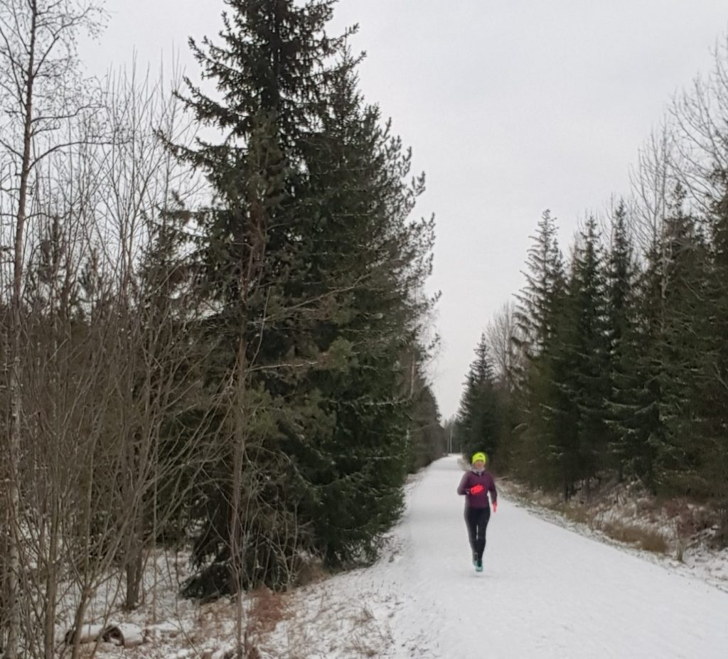 perfekta förhållanden för löpning