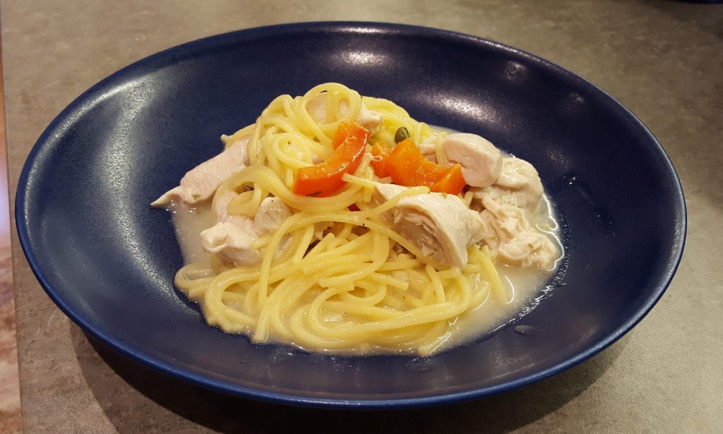one-pot pasta med kyckling